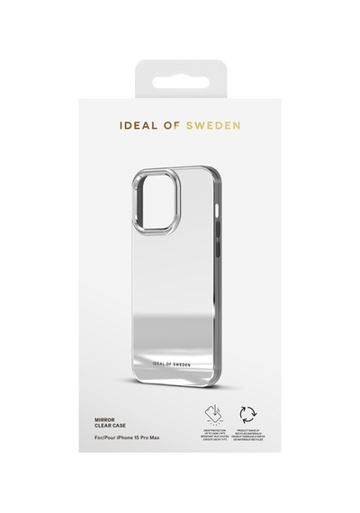 Clear Case Apple Uyumlu iPhone 15 Pro Max Mirror Beyaz