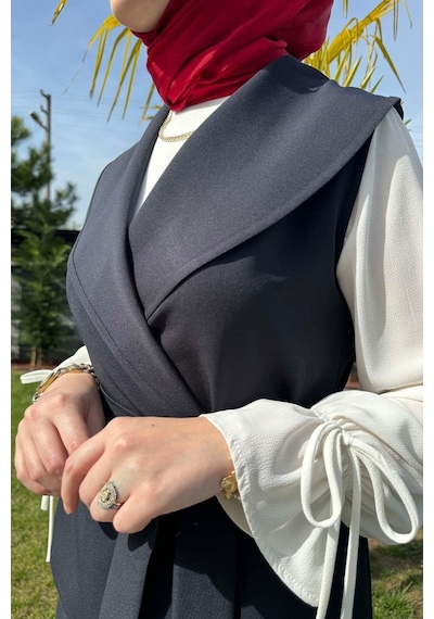 Rabia Şamlı Fiyonklu Gömlek Çok Renkli