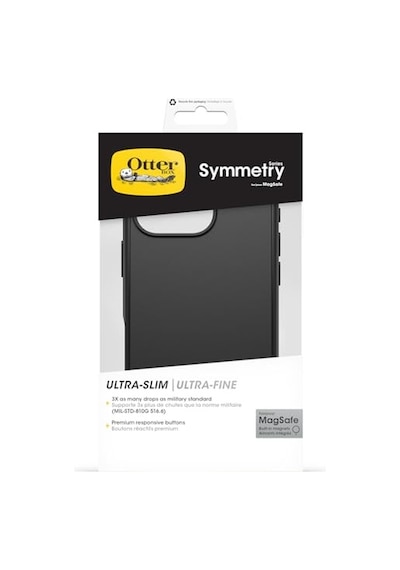 Symmetry Serisi İphone 16 Pro Uyumlu Magsafe Kılıf, Darbeye Ve Düşmeye Karşı Koruyucu Kılıf- Siyah Diğer