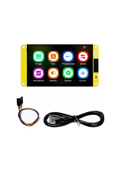Esp32-48s035 3.5 İnch Kapasitif Dokunmatik Tft Lcd Modül 320x480 Pixel Rgb Led Ldr Usb Uart Io