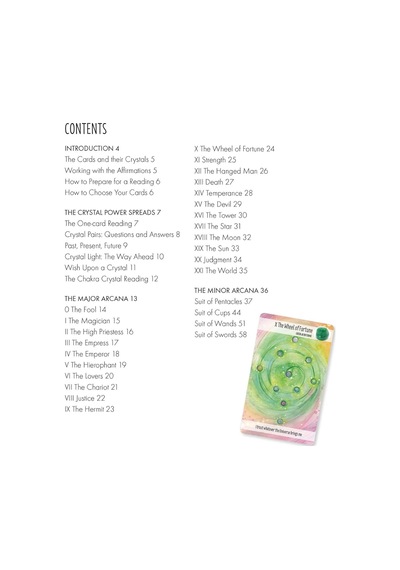 The Crystal Power Tarot: Includes A Full Deck Of 78 Specially Commissioned Tarot Cards And A 64-page Illustrated Book
