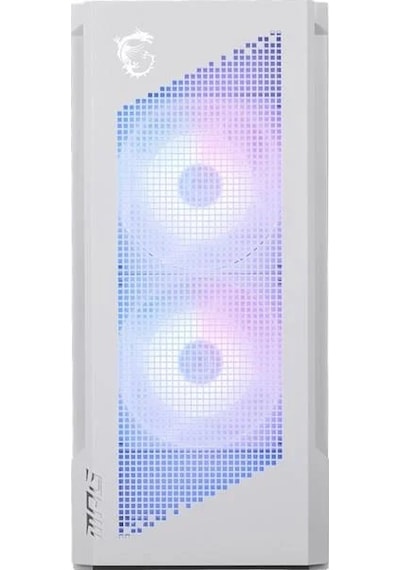 Msı Mpg Velox 300r Beyaz Temperli 2 X 120 Mm Argb 1x 120mm Fan Gaming Bilgisayar Kasası