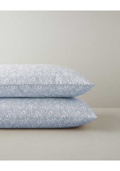 English Home Dulcie Kolay Ütülenir 2'li Yastık Kılıfı 50x70 Cm Mavi