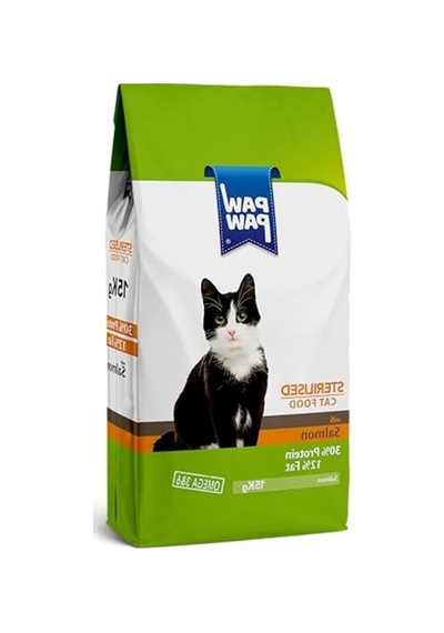 15 Kg Somonlu Kuru Kedi Maması, Kısırlaştırılmış Kediler İçin 100 G