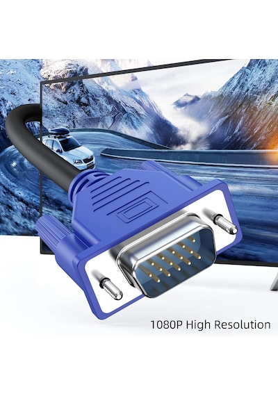 Vga Kablo Lcd Monitör Ve Projeksiyon Kablosu 1.5m