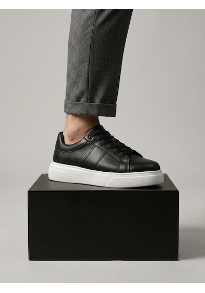 Boa Ba0247 Erkek Sneaker Günlük Casual Spor Ayakkabı Siyah