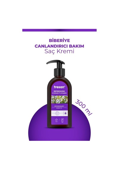 Biberiye Canlandırıcı Bakım Saç Kremi Yağlı Ve Cansız Saçlar 300 Ml