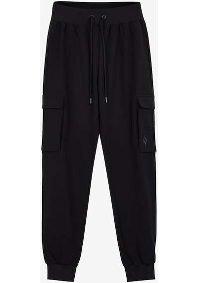 Skechers Micro Collection W Jogger Woven Pant Kadın Siyah Pantolon S222169-001 Siyah