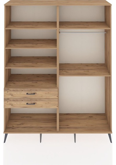 Hyperion Gardrop 6 Raflı 2 Çekmeceli 2 Askılı 176x44x221 Çam-çam Çam Hyperion Gardrop 6 Raflı 2 Çekmeceli 2 Askılı 176x44x221 Çam-çam Çam