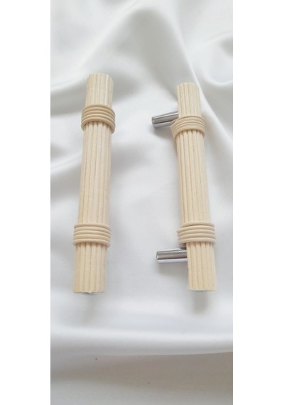 Bambu El Sanatı Kulplar - Doğanın Zarafeti Elinizin Altında 96mm