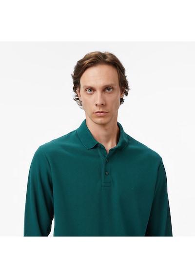 Nautica Erkek Yeşil Classic Fit Uzun Kollu Polo Yaka T-shirtdüzk57351t