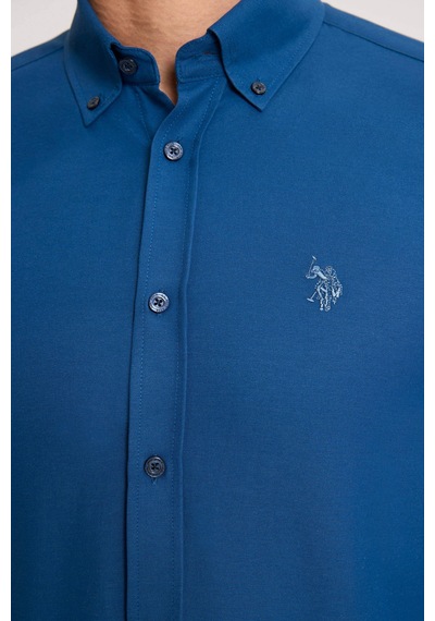 U.s. Polo Assn. Erkek Açık Lacivert Gömlek Basic 50324708-vr059