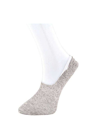 Gri Erkek Babet Çorap 15 Çift Renkli