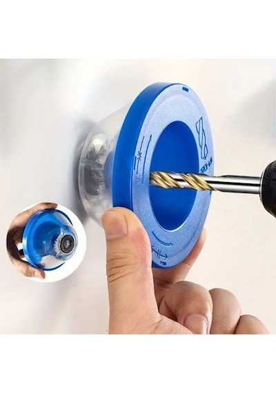 Hokorı Matkap Tozu Toplama Aparatı 4-10mm Uç Uyumlu - Tozsuz, Temiz Delme Ve Toz Tutucu Başlık