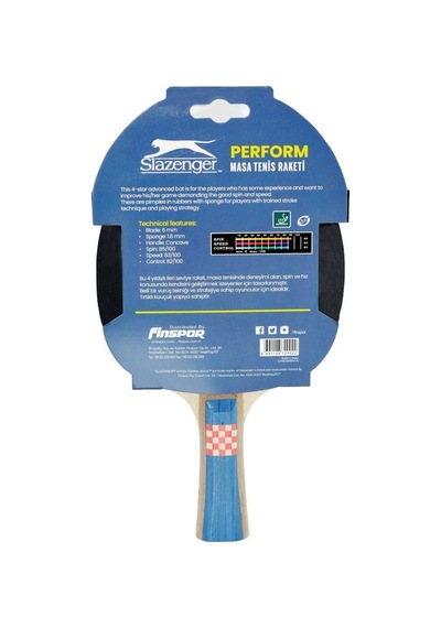Slazenger Perform Ittf Onaylı Masa Tenis Raketi (4 Star) 7694835223670