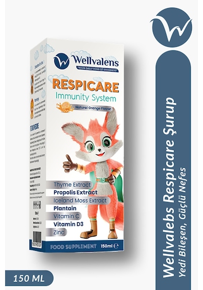 Respicare Kekik Propolis Ve İzlanda Yosunu İçerikli Bitkisel Sıvı Takviye 150 ML
