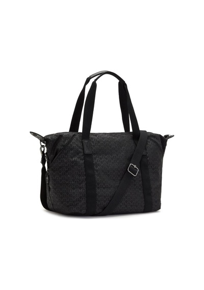 Kipling Kıplıng Art Omuz Çantası Siyah Sıgnature Emb Siyah