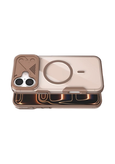 Joko Apple İphone 16 Zinko Magsafe Kapak - Çöl Titanyum - Çöl Titanyum