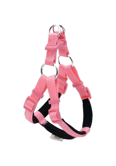 Doggie Konfor Ronin Dokuma Göğüs Tasması Pembe 1.5 x 35-40 CM Pembe