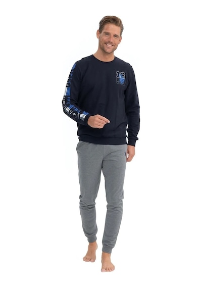 U.s. Polo Assn. Erkek Uzun Kollu Baskılı Pijama Takımı 001