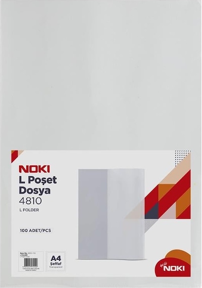 Noki L Dosya Şeffaf 100 Lü 110 Mic 4810-110