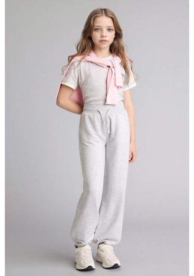 Defacto Jogger Eşofman Altı Kız Çocuk H0876a826spgr421 Gri-gr421