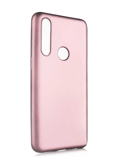 Noktaks - Oppo A31 Uyumlu - Kılıf Mat Soft Premier Silikon Kapak - Rose Gold