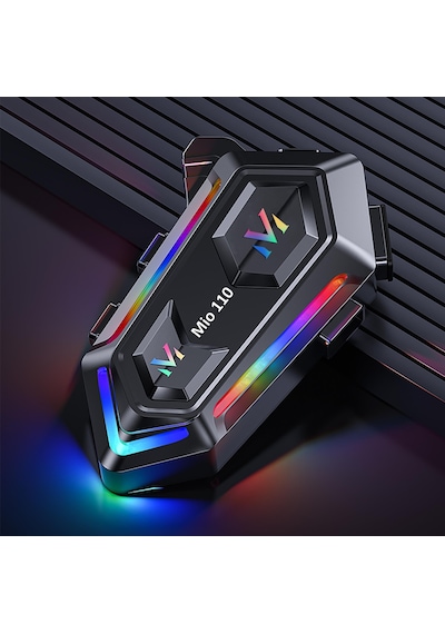 Mioji Mio 110 RGb 1000Mah Ipx6 Motosiklet Kask İçin Bluetooth Intercom Kulaklık