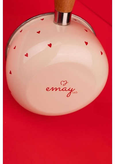 Ayrex Emaylab Cupid Kalp Desenli Sütlük Yumurta Haşlama Tavası 16cm 1,3 Litre Diğer