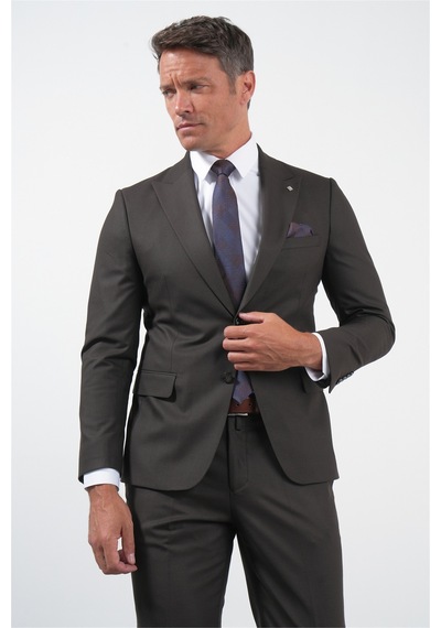 İmza Kahverengi Kırlangıç Yaka 6 Drop Slim Fit Tam Astar Esnek Takım Elbise 1001260169 İmza Kahverengi Kırlangıç Yaka 6 Drop Slim Fit Tam Astar Esnek Takım Elbise 1001260169