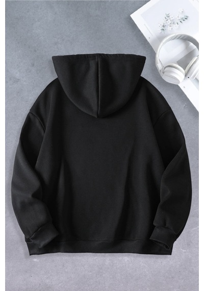 Nevermind Unisex Kadın Erkek 18 Years Cool Girl Baskılı Sweatshirt Siyah