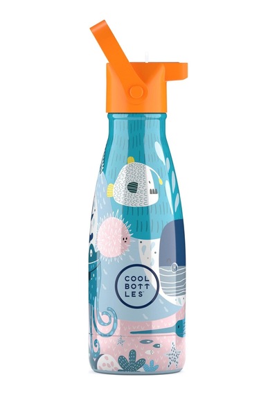 Cool Bottles The Kids Bottle Sea World Pipetli Termos Suluk 260 M Çok Renkli
