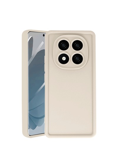 Note 14 Pro 4g Kılıf Viera Silikon - Krem