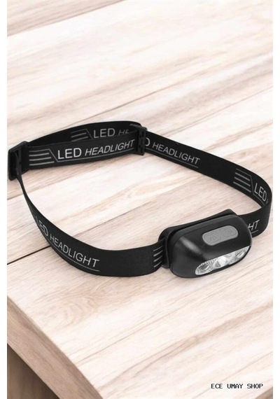Myceshop Kafa Lambası Kamp Lambası Led Işık 220123 Şarjlı Ayarlanabilir Diğer