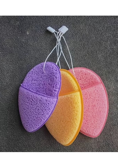 Mucit Home Yüz Temizleme Peeling Süngeri Parmak Geçmeli Yüz Temizleme Sünger