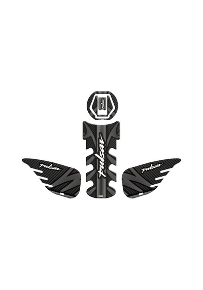 Bajaj Pulsar 2014 - 2024 Uyumlu Tank Pad Set 001 Siyah
