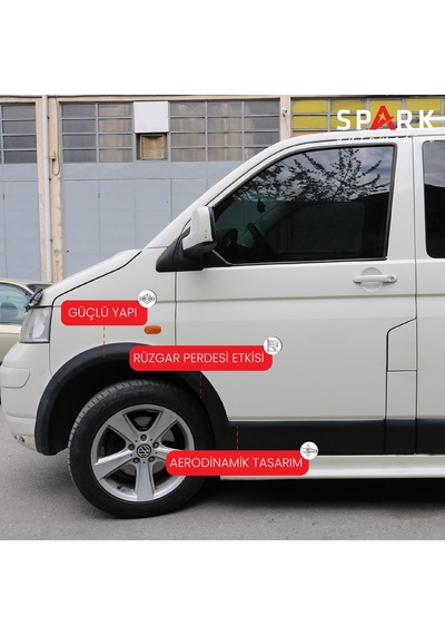 Volkswagen Transporter T5 2009-2014 Yıl Aralığı Uyumlu Kısa Şase Sağ Sürgü Dodik Seti 11 Parça