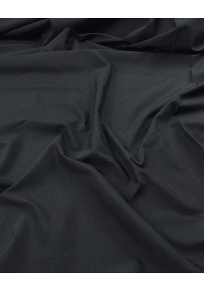 Siyah Renkte Pamuk Poplin Kumaş En 150 Cm X Boy 180 Cm -10269 Siyah