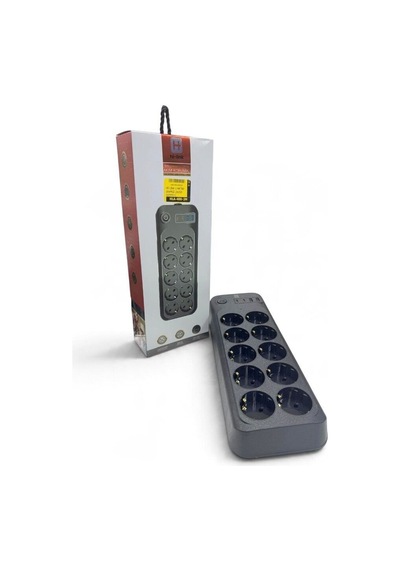 Hi-link 10 Soketli 2xtype-c +2xusb Girişli 3 Metre Kablolu Akım Korumalı Grup Priz 3 M