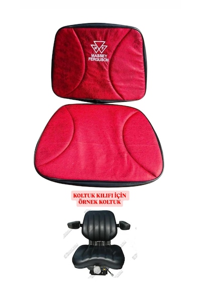 Massey Ferguson 240 Efsane 2000-2008 Model Arası Lüx Branda Ve Mf Armalı Koltuk Kılıfı