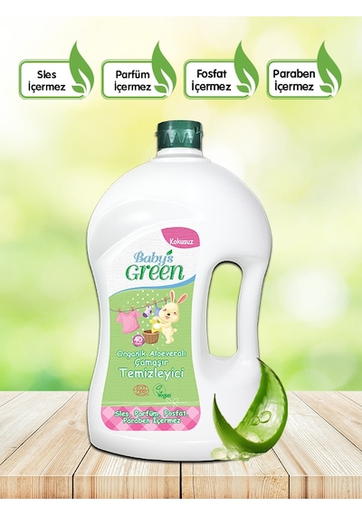 Organik Aloe Veralı Bebek Çamaşır Temizleyici Eco 40 Yıkama