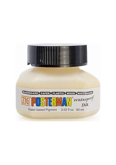 Posterman Waterproof Ink Akrilik Mürekkep 501 Gardenıa Crean Diğer