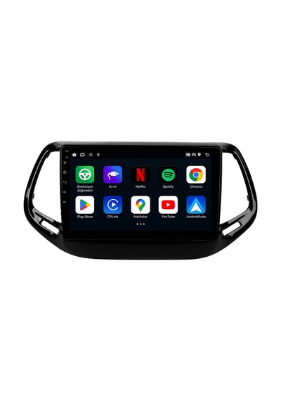 Jeep Compass Android Multimedya 2017-2020 Carplay Android Auto Navigasyon Kameralı 4gb Ram 32gb 10"