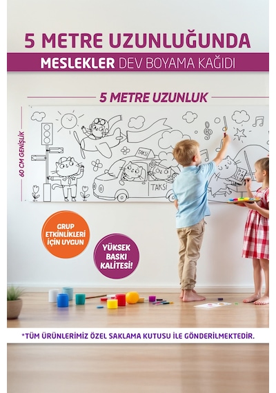 Meslekler Boyama Kağıdı