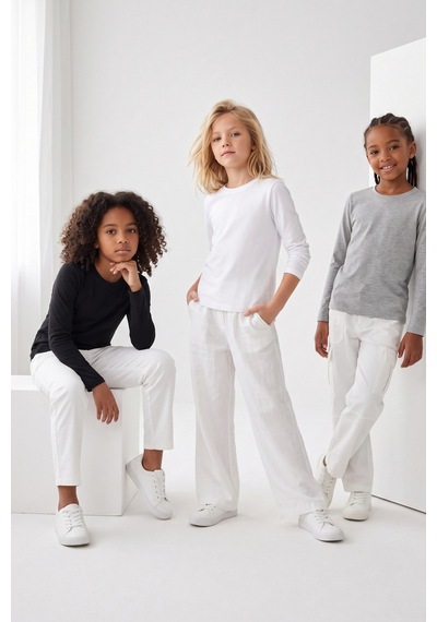Kiagu Kız Erkek Çocuk Basic Tişört 3'lü Set Pamuklu Uzun Kollu Çocuk Tişört 2-13 Yaş T-shirt 3'lu Set10 Kiagu Kız Erkek Çocuk Basic Tişört 3'lü Set Pamuklu Uzun Kollu Çocuk Tişört 2-13 Yaş T-shirt 3'lu Set10