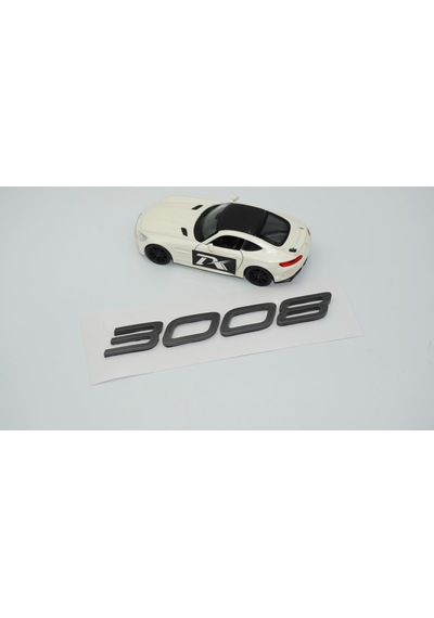 Dk Tuning Peugeot Yeni 3008 Bagaj 3m 3d Koyu Gri Abs Yazı Logo