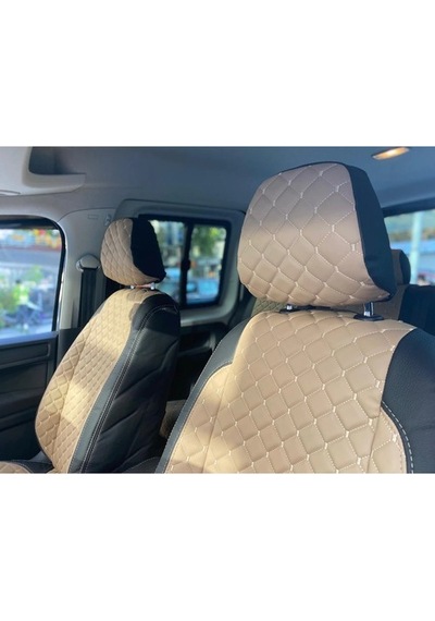 Volkswagen Caddy Araca Özel Deri Oto Koltuk Kılıfı (500736405)
