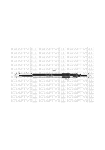Kraftvoll Bujı Kızdırma Bujısı 7volt Hyundaı Ix35 - Santafe 2,0 Crdı 2009 - Sorento 2,2 Crdı 2 AOD-KRAFTVOLL 05030153