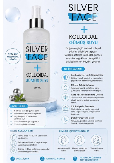 Kolloidal Gümüş Suyu 200 Ml