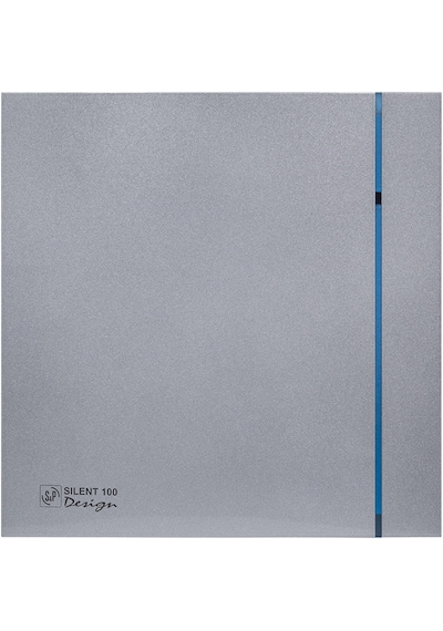Silent-100 Crz Silver Design Zaman Ayarlı Sessiz Banyo-Wc Fanı